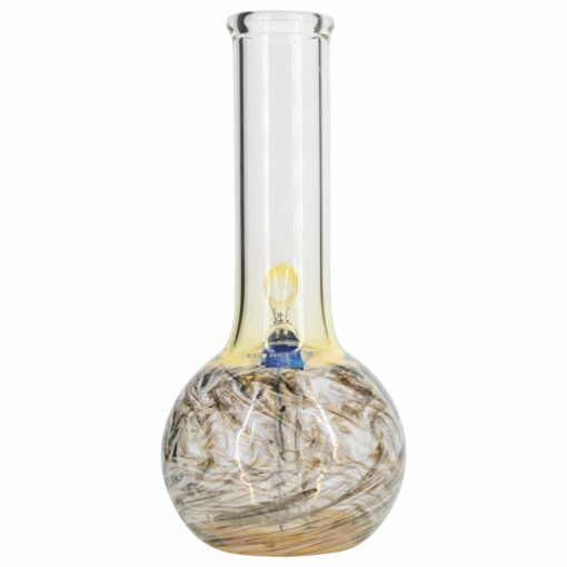 Shop LA Pipes Raked Tiger Stripe Accented Beaker Bong in australian