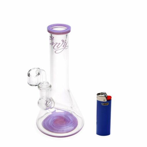 Shop Envy Glass Banger Hanger Dab Rig - Purple in australian