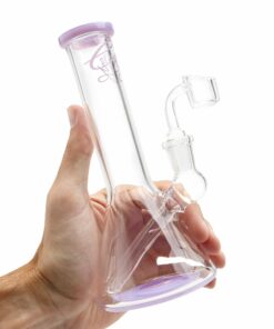 Shop Envy Glass Banger Hanger Dab Rig - Purple in australian