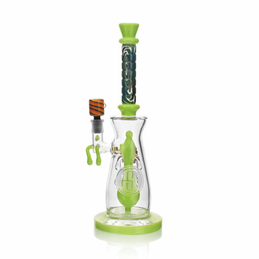 Shop High Society | Jupiter Premium Wig Wag Waterpipe (Slime Green) in australian