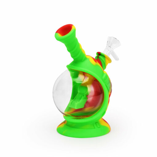 Shop Ritual - 7.5'' Silicone Astro Bubbler - Rasta in australian