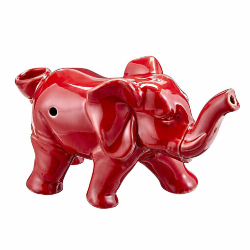 Shop elephant novelty pipe - red color in australian