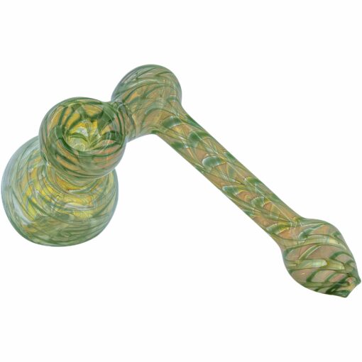 Shop LA Pipes "Colored Sidecar" Fumed Sidecar Bubbler Pipe (Various Colors) in australian