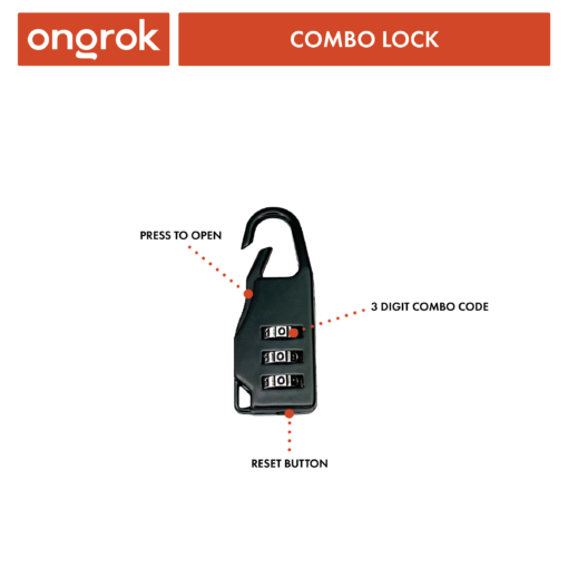 Shop Ongrok Carbon-lined Wallets with Combination Lock V 2.0 | 3" Sizes (Small, Medium, Large) in australian