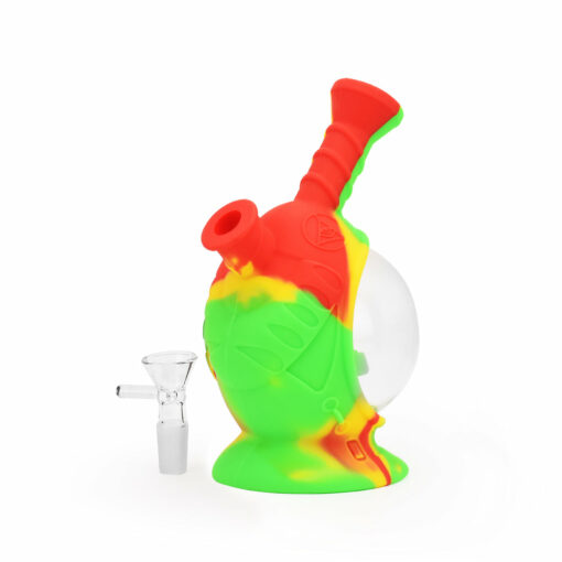 Shop Ritual - 7.5'' Silicone Astro Bubbler - Rasta in australian