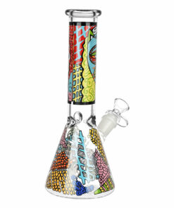 Shop Abstract Art Beaker Water Pipe - 9.75