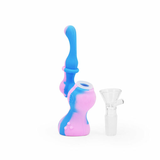 Shop Ritual - 5'' Silicone Upright Bubbler - Cotton Candy in australian