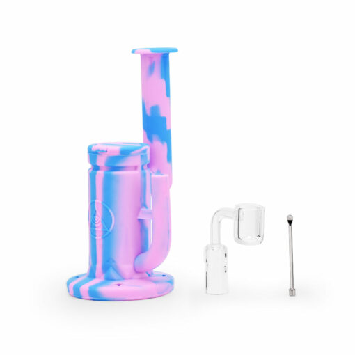 Shop Ritual - 8.5'' Silicone Sidecar Rig - Cotton Candy in australian