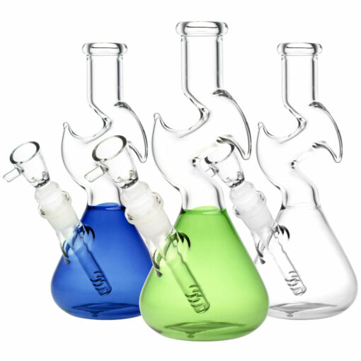 Shop Zig Zag Minimalist Water Pipe - 8" / 14mm F / Colors Vary in australian