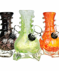 Shop Slip In To The Flow Soft Glass Water Pipe - 5" / Colors Vary in australian