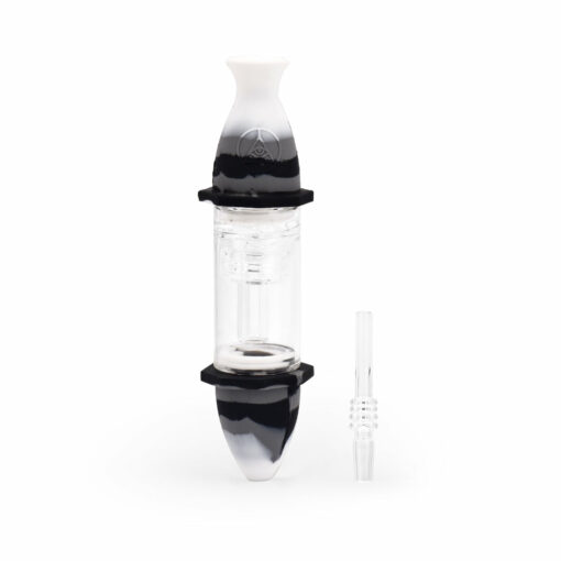 Shop Ritual - 7'' Silicone Deluxe Nectar Collector - Black & White Marble in australian