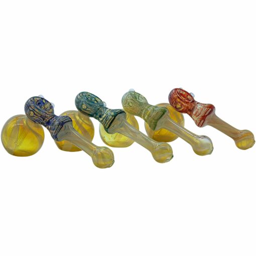 Shop LA Pipes "Raked Hammer" Fumed Hammer Bubbler Pipe (Various Colors) in australian