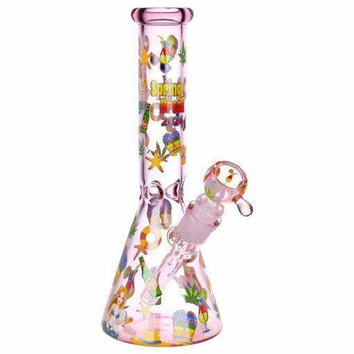 Shop Spring Break 2024 Glass Beaker Water Pipe | 10" | 14mm F in australian