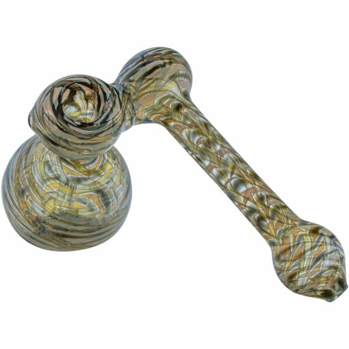 Shop LA Pipes "Colored Sidecar" Fumed Sidecar Bubbler Pipe (Various Colors) in australian