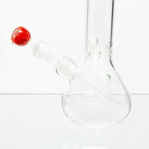 Shop Boost | 17" Red Beaker Base Glass Water Pipe in australian