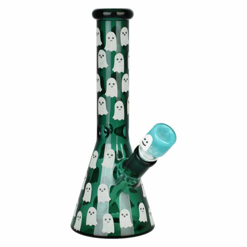 Shop Ghostly Glow Beaker Water Pipe | 10" | 14mm F in australian