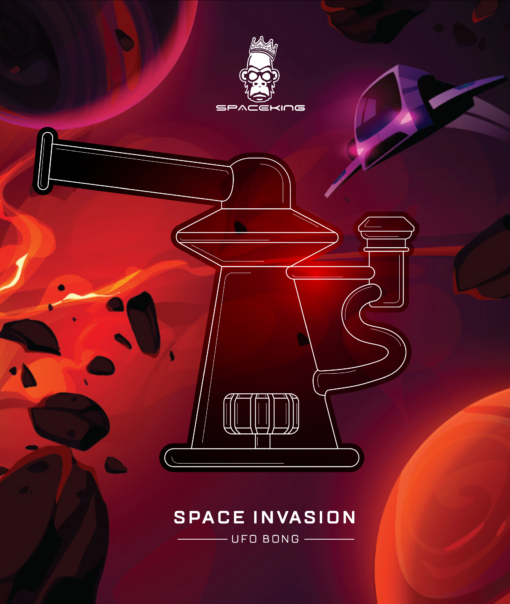 Shop Space King Glass - 'Space Invasion' UFO Bong in australian