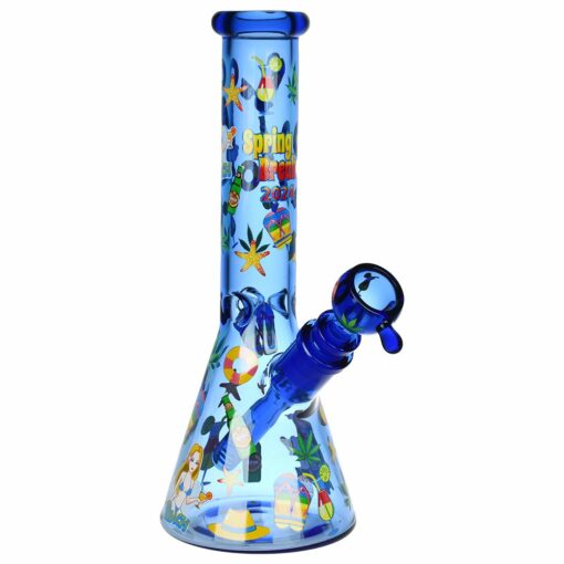 Shop Spring Break 2024 Glass Beaker Water Pipe | 10" | 14mm F in australian