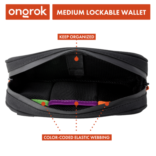 Shop Ongrok Carbon-lined Wallets with Combination Lock V 2.0 | 3" Sizes (Small, Medium, Large) in australian