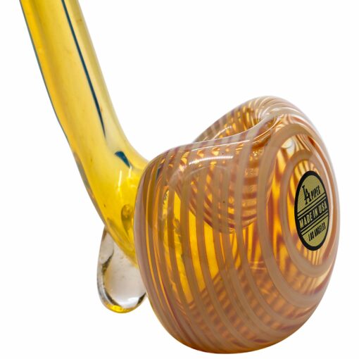 Shop LA Pipes "Flaco" Skinny Glass Sherlock Pipe in australian