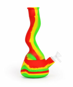 Shop Ritual - 10'' Wavy Silicone Beaker - Rasta in australian