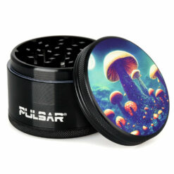 Shop Pulsar Artist Series Metal Grinder - Planet Fungi / 4pc / 2.5" in australian