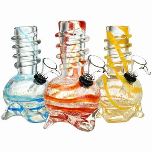 Shop Calm Ascent Soft Glass Water Pipe - 5.75" / Colors Vary in australian