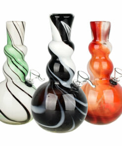 Shop Bodacious Bright Soft Glass Water Pipe - 9.5" / Colors Vary in australian