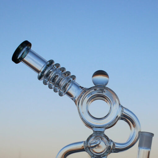 Shop Approx. 11.5" Recycler Style Water Pipe w/ Dual Percs in australian