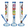 Shop Nicky Davis Ghost Gang Straight Tube Water Pipe | 15.75" | 14mm F in australian