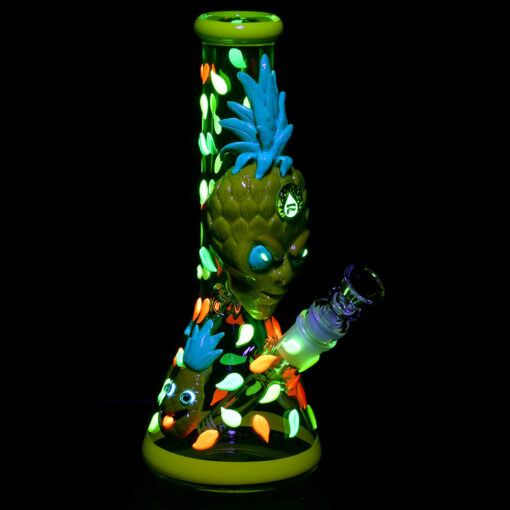 Shop Pulsar Alien Pineapple Beaker Water Pipe - 10" / 14mm F in australian