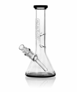 Shop GRAV® Small, Black Accent Beaker Base Water Pipe in australian