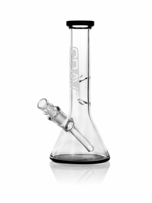 Shop GRAV® Small, Black Accent Beaker Base Water Pipe in australian