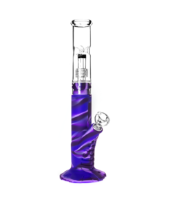 Shop Medusa Customs Silicone Straight Pipe w/Percolator Water Pipe in australian