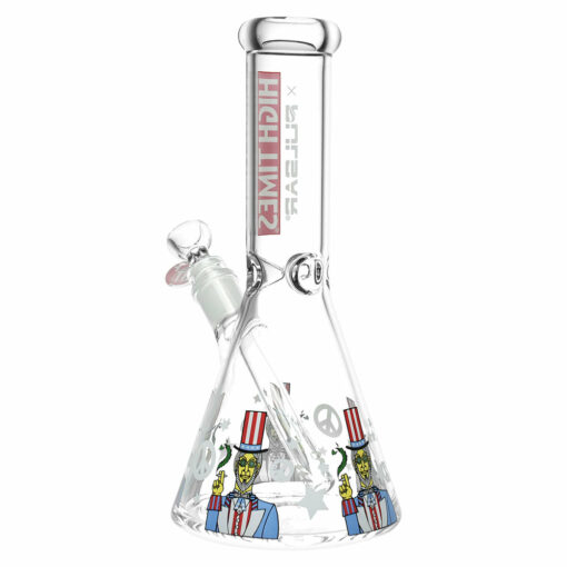 Shop High Times x Pulsar Beaker Water Pipe - Uncle Sam / 10.5" / 14mm F in australian