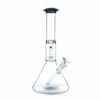 Shop Geo's Glass 14in Crystal Circ Perc Beaker Bong - Atomic Stardust + Blu-V in australian