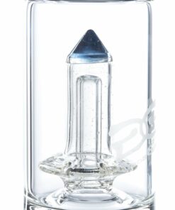 Shop Geo's Glass 14in Crystal Circ Perc Beaker Bong - Atomic Stardust + Blu-V in australian