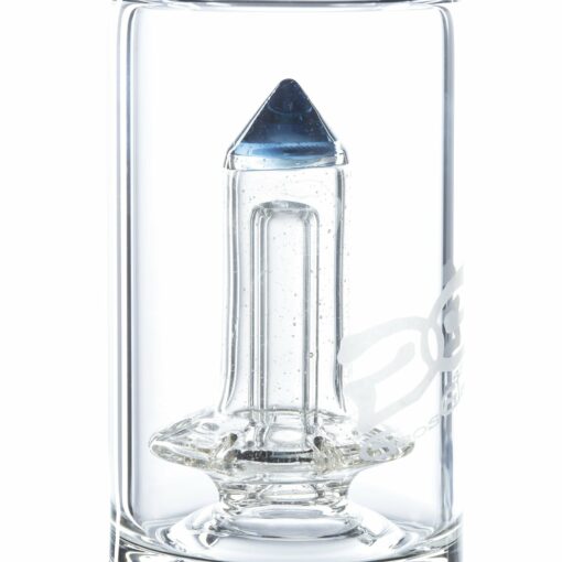 Shop Geo's Glass 14in Crystal Circ Perc Beaker Bong - Atomic Stardust + Blu-V in australian