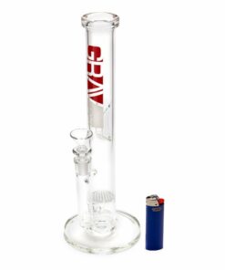 Shop GRAV 12in Flare Water Pipe w/ Honey Comb Disc in australian