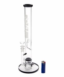 Shop GRAV 16in Flare Water Pipe w/ Honey Comb Disc - Black in australian