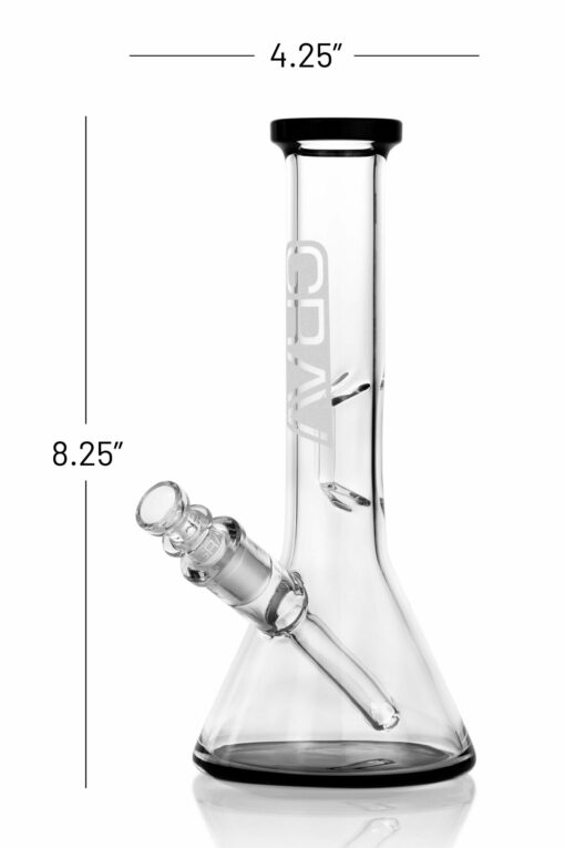 Shop GRAV Small Beaker Bong w/Black Accents in australian