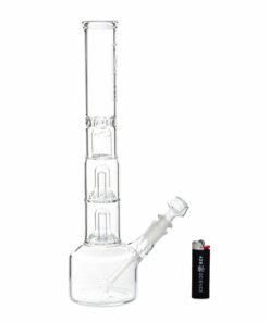 Shop HiSi 14in Beaker Bong - Jr. Double Bell Perc v2.0 in australian