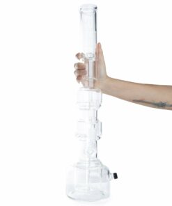 Shop HiSi 23in Beaker Bong - Triple Geyser Perc in australian