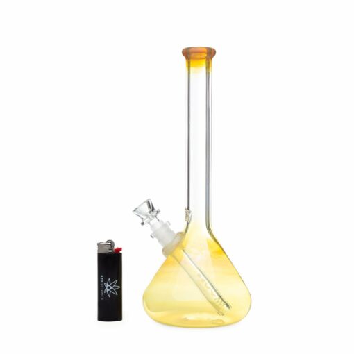 Shop HVY Glass 10in 26mm Beaker Bong - Fumed in australian