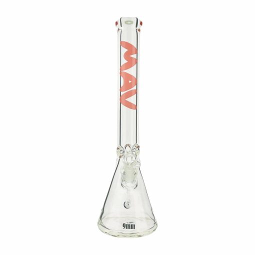 Shop MAV Glass 18in 9mm Super Thick Glass Beaker Bong in australian