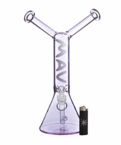 Shop Mav Glass 'Bestie' Double Headed/Two Person Beaker Bong in australian