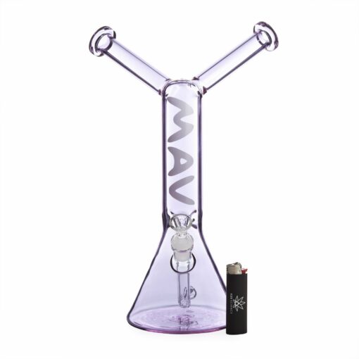 Shop Mav Glass 'Bestie' Double Headed/Two Person Beaker Bong in australian