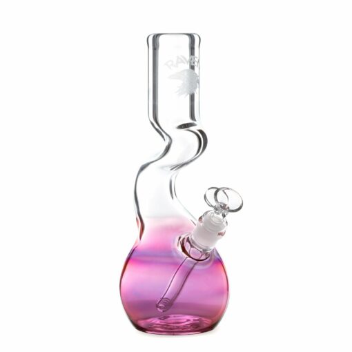 Shop Raven Glass 12in Wavy Fumed Beaker Bong in australian