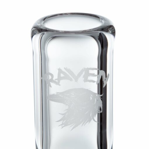 Shop Raven Glass 12in Wavy Fumed Beaker Bong in australian