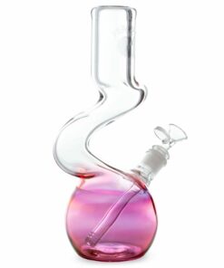 Shop Raven Glass 12in Wavy Fumed Beaker Bong in australian